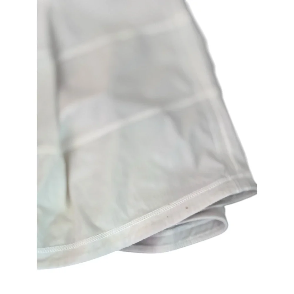 Lululemon White Tiered Tennis Skirt 0 Athletic Sporty-Y2K Boho Mini Skirt